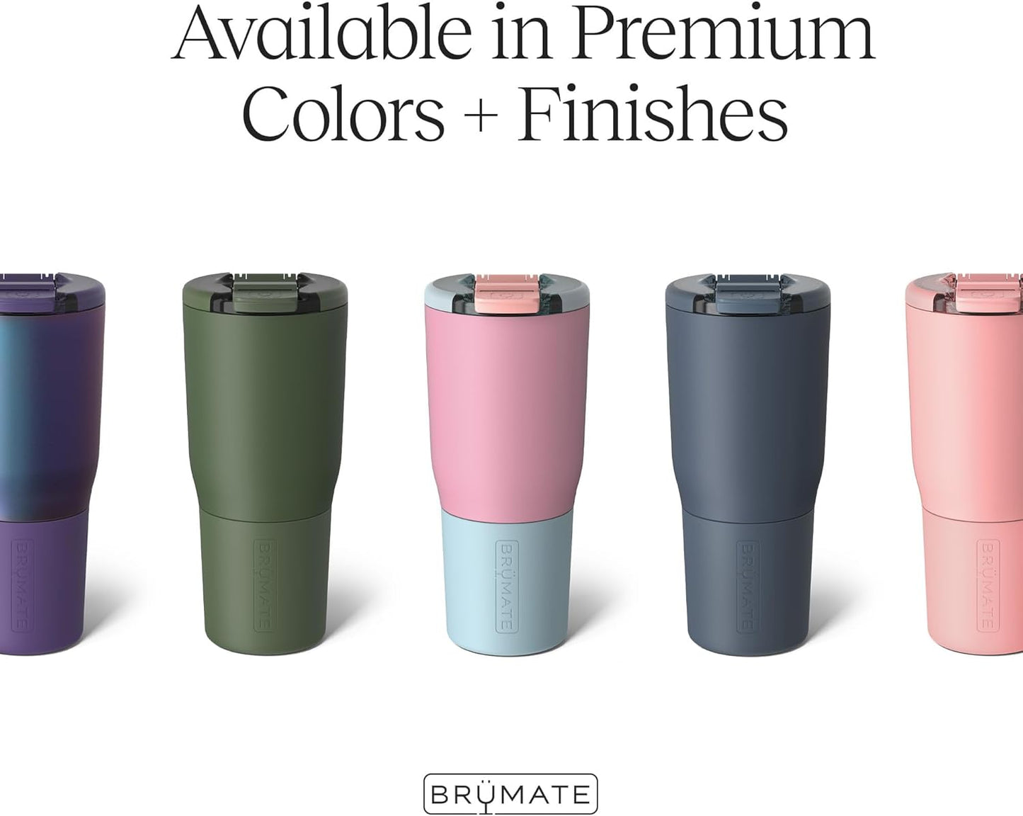 BrüMate Nav 25oz 100% Leak Proof Insulated Travel Tumbler with Magnetic BevLock™ Lid - Double Wall Cup-Holder Friendly Stainless Steel Mug (Dark Aura)