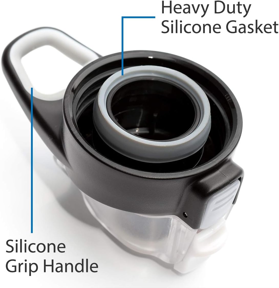 Cupture Action Bottle with Handle - Stainless Steel Vacuum-Insulated, 22 oz