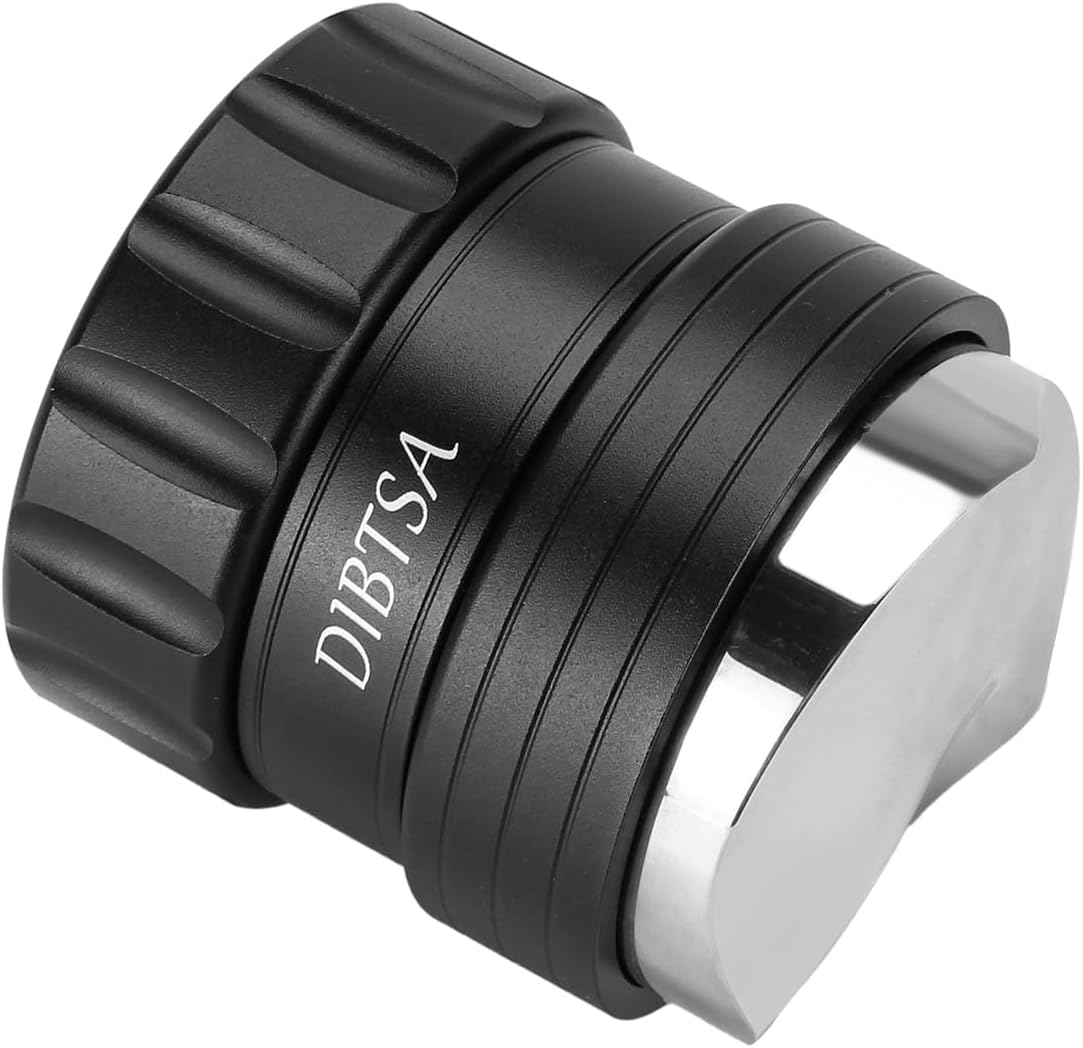 58mm Coffee Distribution Tool, Coffee Distributor, Espresso Leveler, Barista Espresso Accessories, Adjustable Depth 304 Stainless Steel base