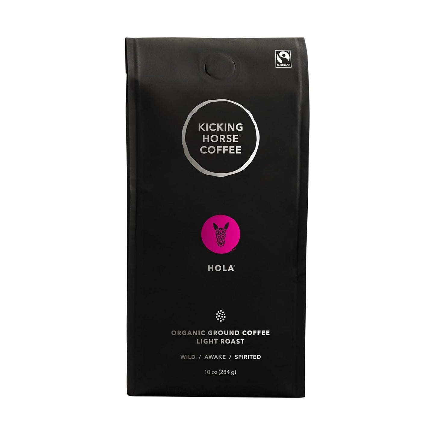 Kicking Horse Coffee, Hola, Light Roast, Ground, 10 oz