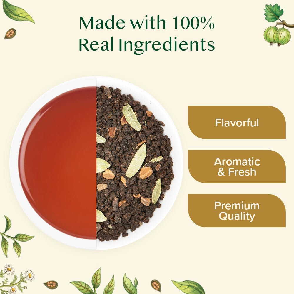 VAHDAM, Assorted Chai Tea Loose Leaf Tea Gift Set (10 Flavors) Gift Ideas for Women & Men | Indian Exotic Chai Tea Blends | Resealable Ziplock Pouch | Gifts for Him/Her