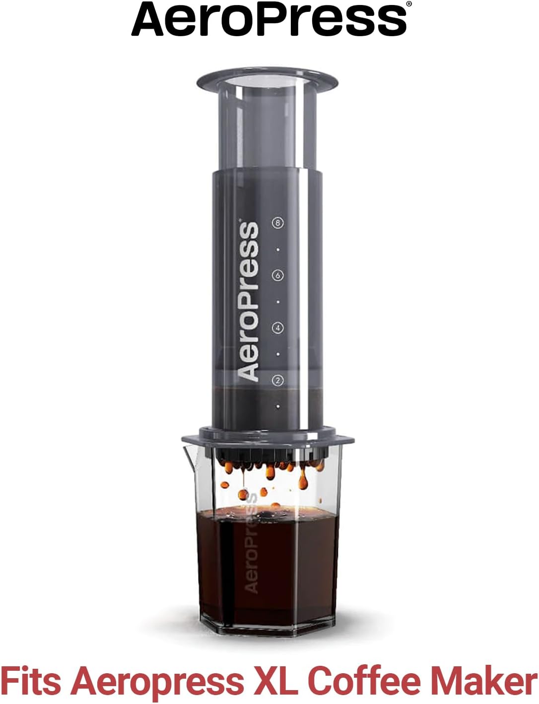 AeroPress XL Natural Paper Microfilters, AeroPress Coffee Filters, Unbleached Round Paper Filters for Coffee Makers, Must-Have Coffee Accessories, XL, 2 Pack, 400 Count