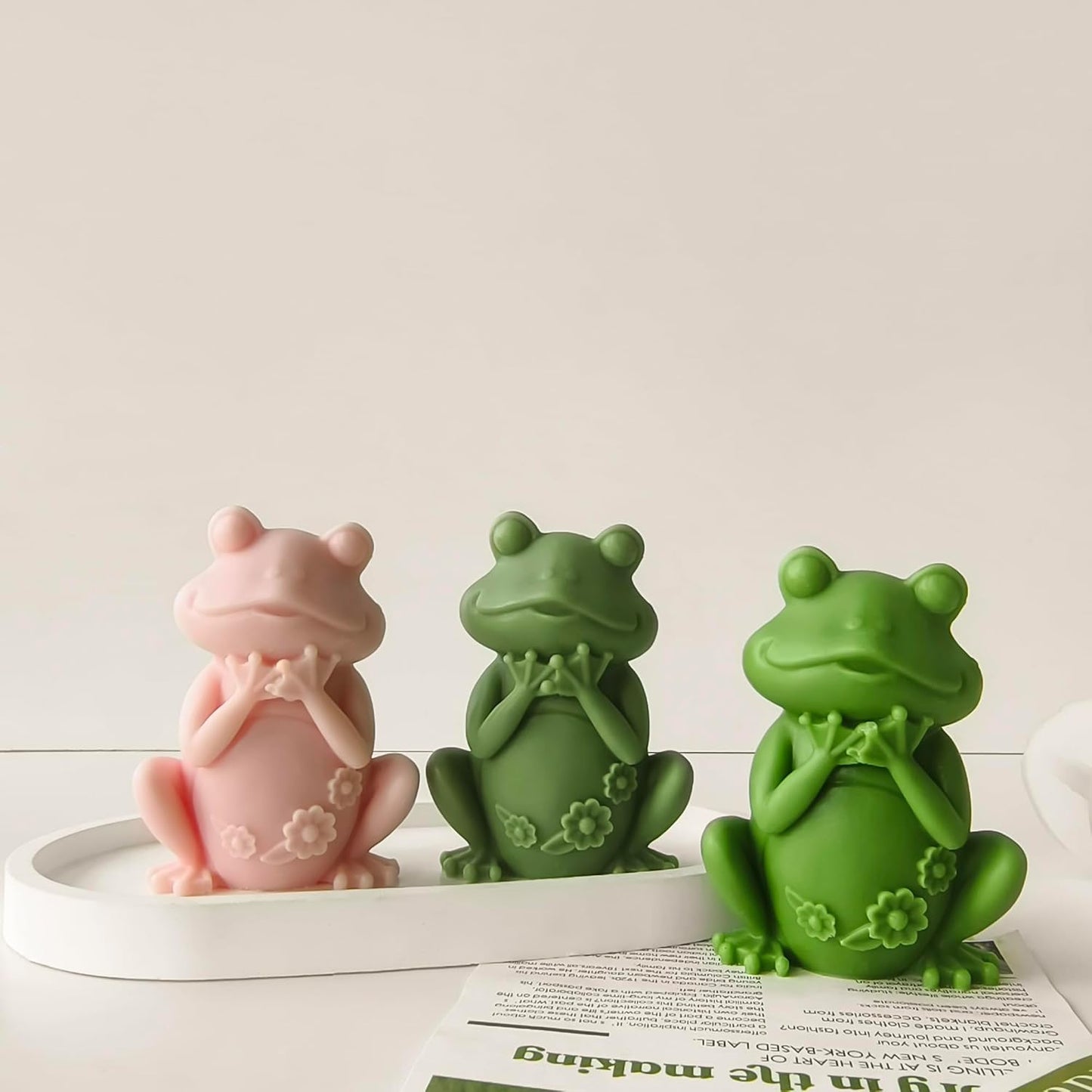 Frog Resin Mold - Animal Resin Casting Mold for Jewelry & Candle Making