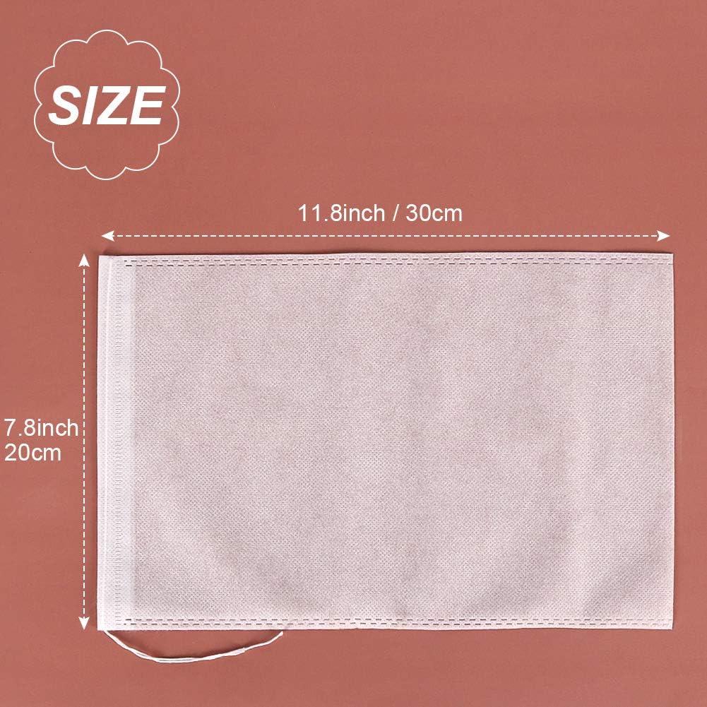 YQL Cold Brew Coffee Filter Bags, 8X12 Inch 50PCS No Mess Cold Brew Coffee Filters Disposable Mesh Brewing Bags Tea Filter Bag For Cold Brew Coffee or Tea(4x6/6x10inch Available)