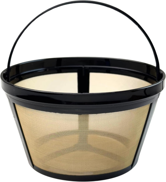 Reusable Coffee Filters for 4-6 Cup Coffee Makers - BPA Free, Fits Mr. Coffee, Black+Decker, Walmart Mainstays & Most 4-6 Cup Basket-Style Brewers (1-Pack)