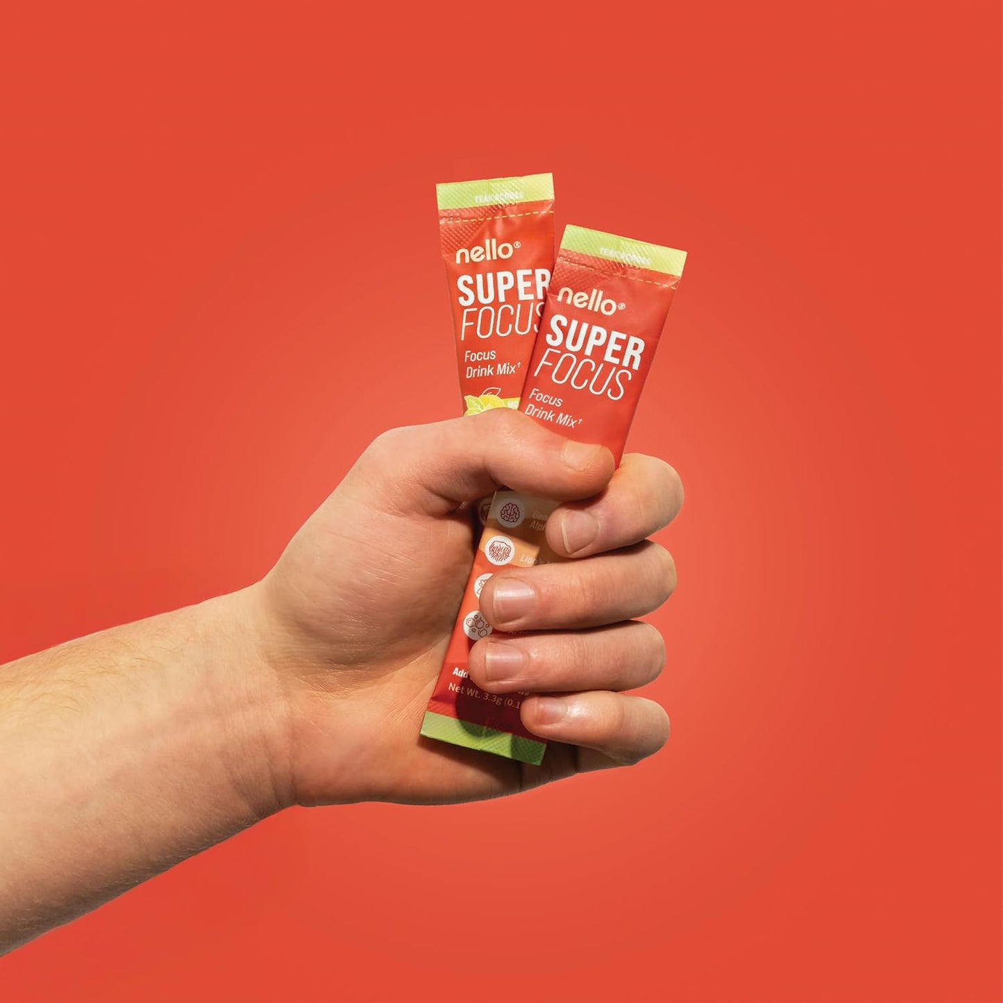 SuperFocus Mojito – Nootropic Focus Drink Mix, 20 On-The-Go Packets, Alpha GPC, Lion’s Mane, Rhodiola, Sugar-Free