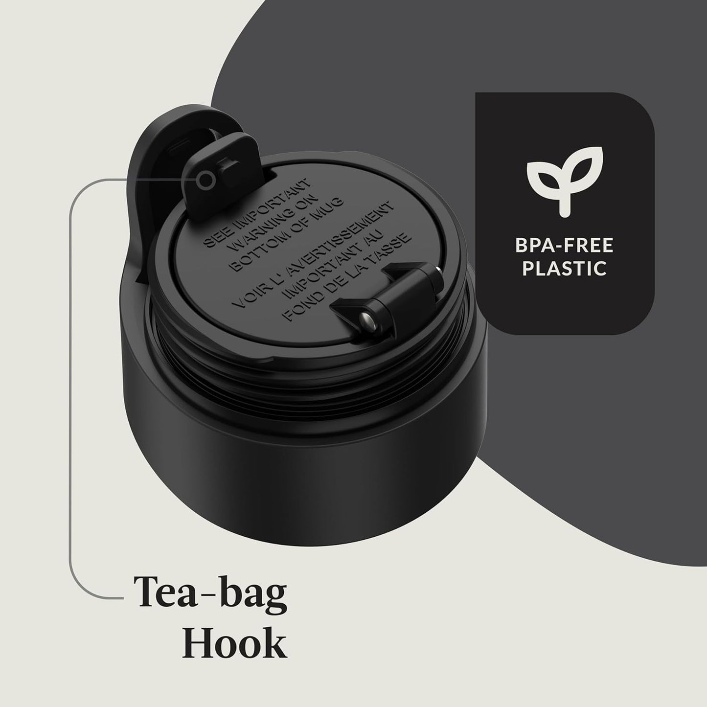 Contigo AUTOSEAL West Loop Vacuum-Insulated Stainless Steel Travel Mug with Easy-Clean Lid 16 oz Crystal Sake