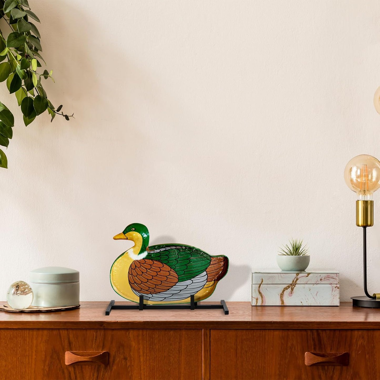 4 Pcs Metal Glass Display Stands Easel for Stained,ceramic Tiles, Plaques, for Picture, Collectibles Ceramic Tiles Photo Office Trade Show Office, or Home(Black,7.87 x 3.94 x 0.98 Inch)