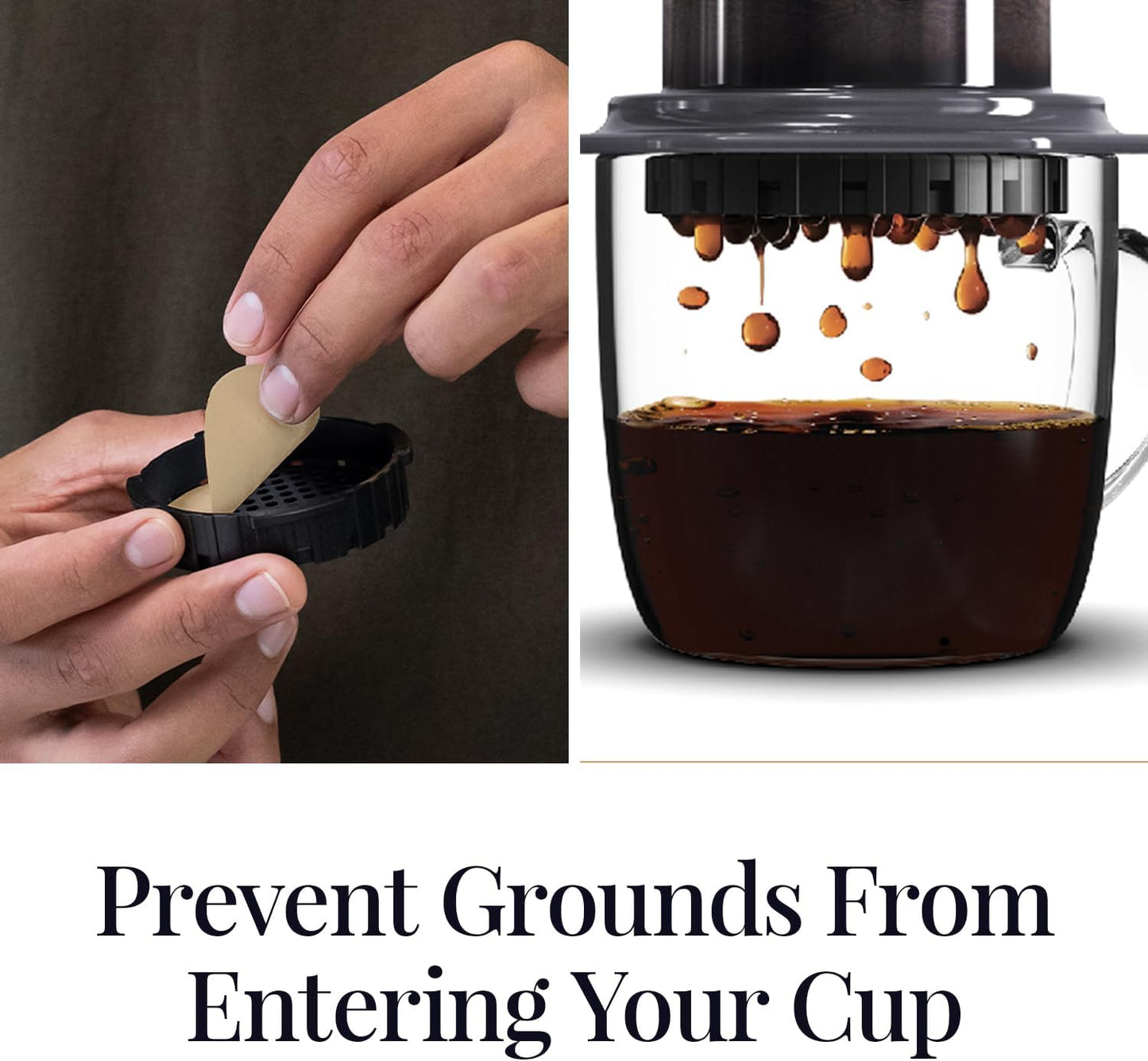 AeroPress Natural Paper Microfilters, AeroPress Coffee Filters, Unbleached Round Paper Filters for Coffee Makers, Must-Have Coffee Accessories, Standard, 1 Pack, 200 Count