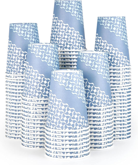 MUCHII Paper Coffee Cups 12 oz, 240 Count Disposable Coffee Paper Cup, Paper Drinking Cups for Hot Beverage