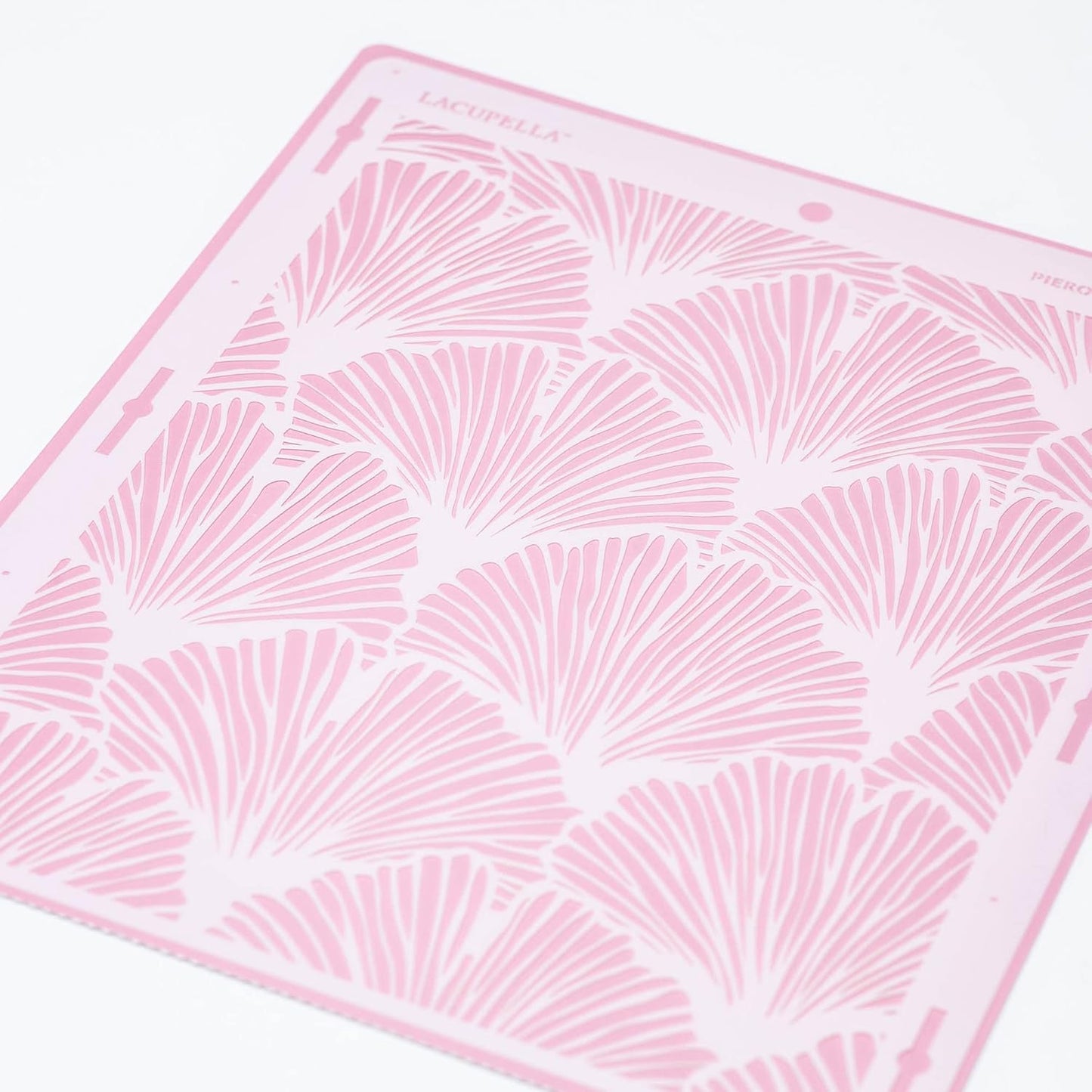 Large Cake Decorating Stencil (Piero) Ginkgo Leaves Pattern