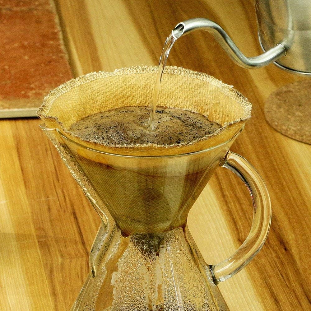 Organic Hemp Reusable Coffee Filter (1, No.4 Cone)