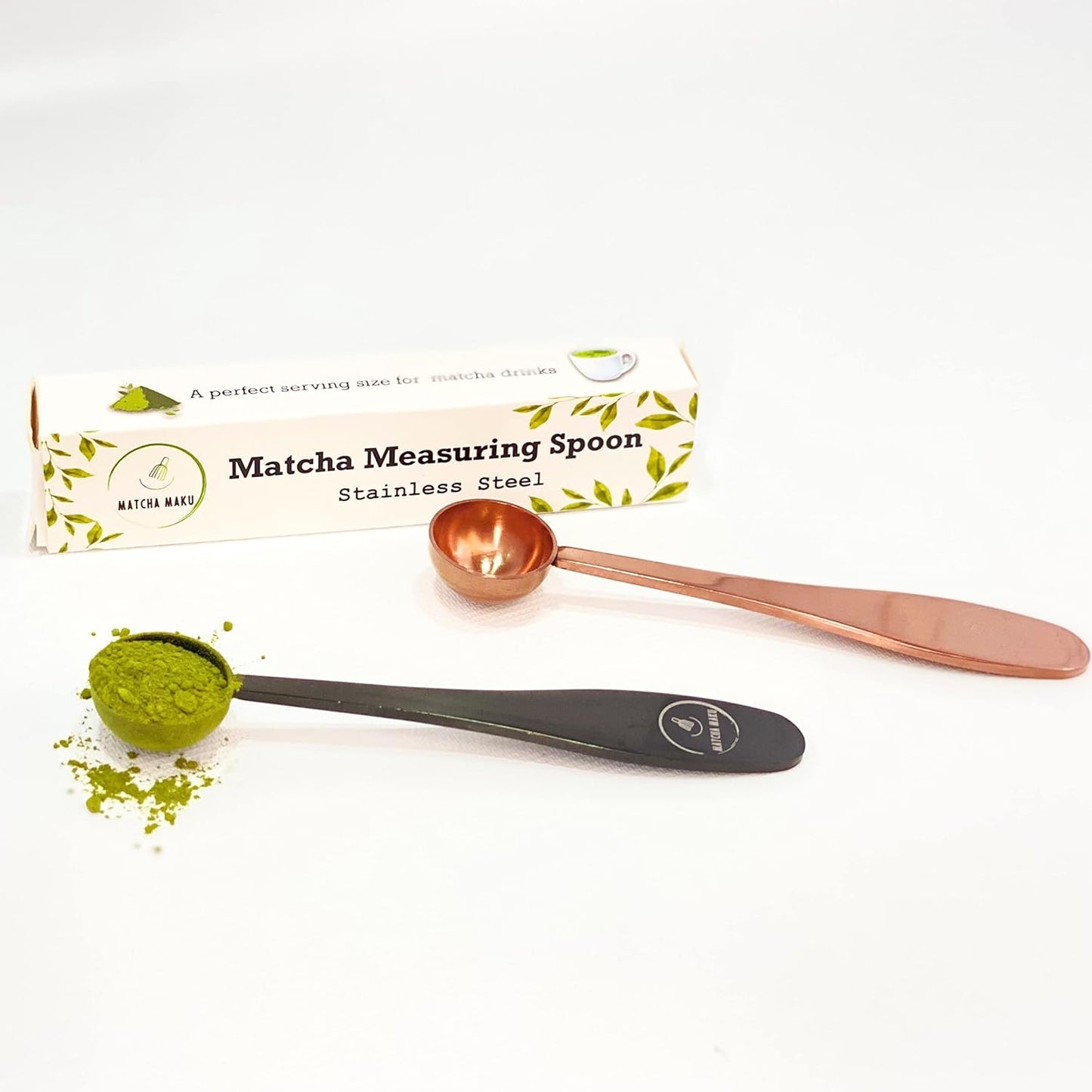 1 gram Matcha Measuring Spoon/tea power scoop-ROSE GOLD -Perfect for a serving size Stainless Steel