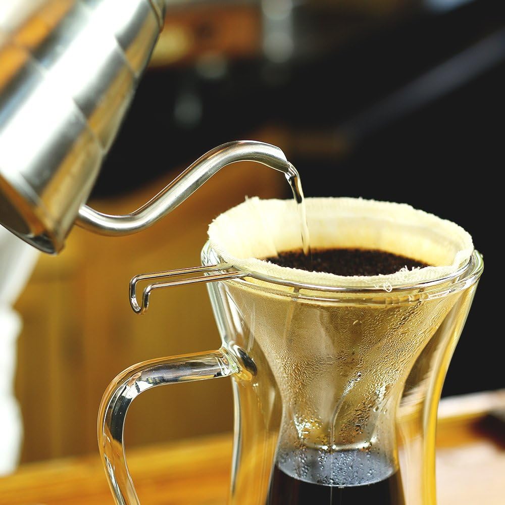 Organic Hemp Reusable Coffee Filter (3, No.2 Flat)