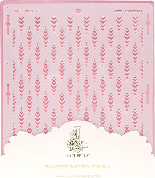 Cake Decorating Stencil for Tall Buttercream Cake, Royal Icing, Ganache, Paint, Airbrush (ARRO)