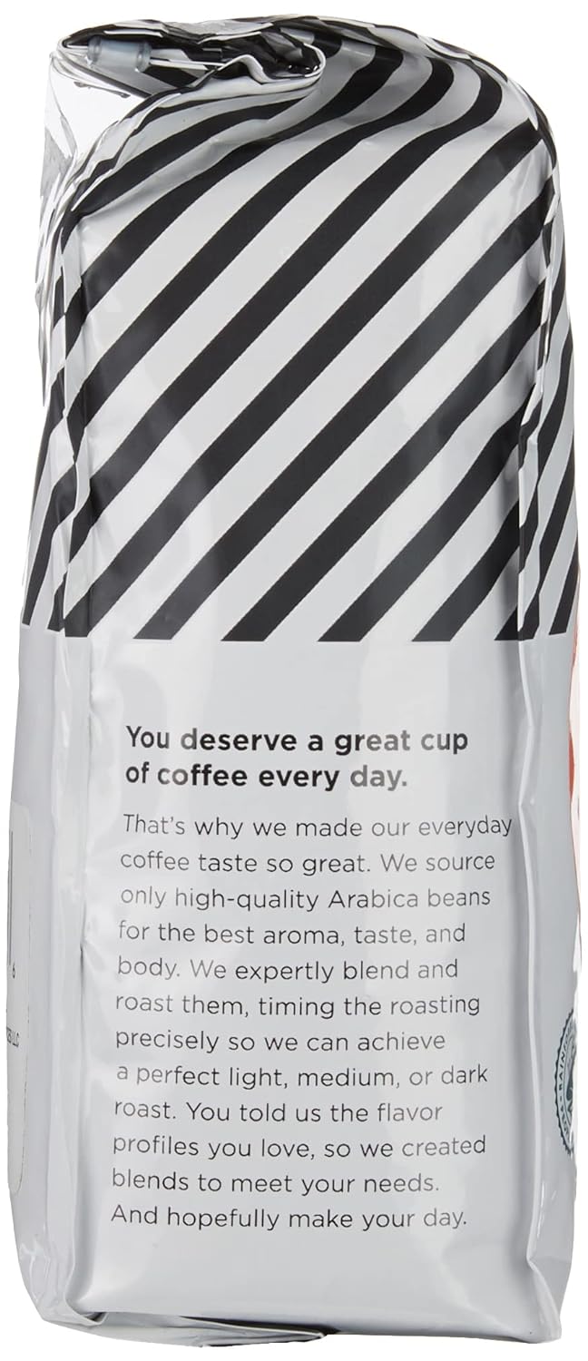 Amazon Fresh Decaf Colombia Whole Bean Coffee, Medium Roast, 12 Ounce (Pack of 3)