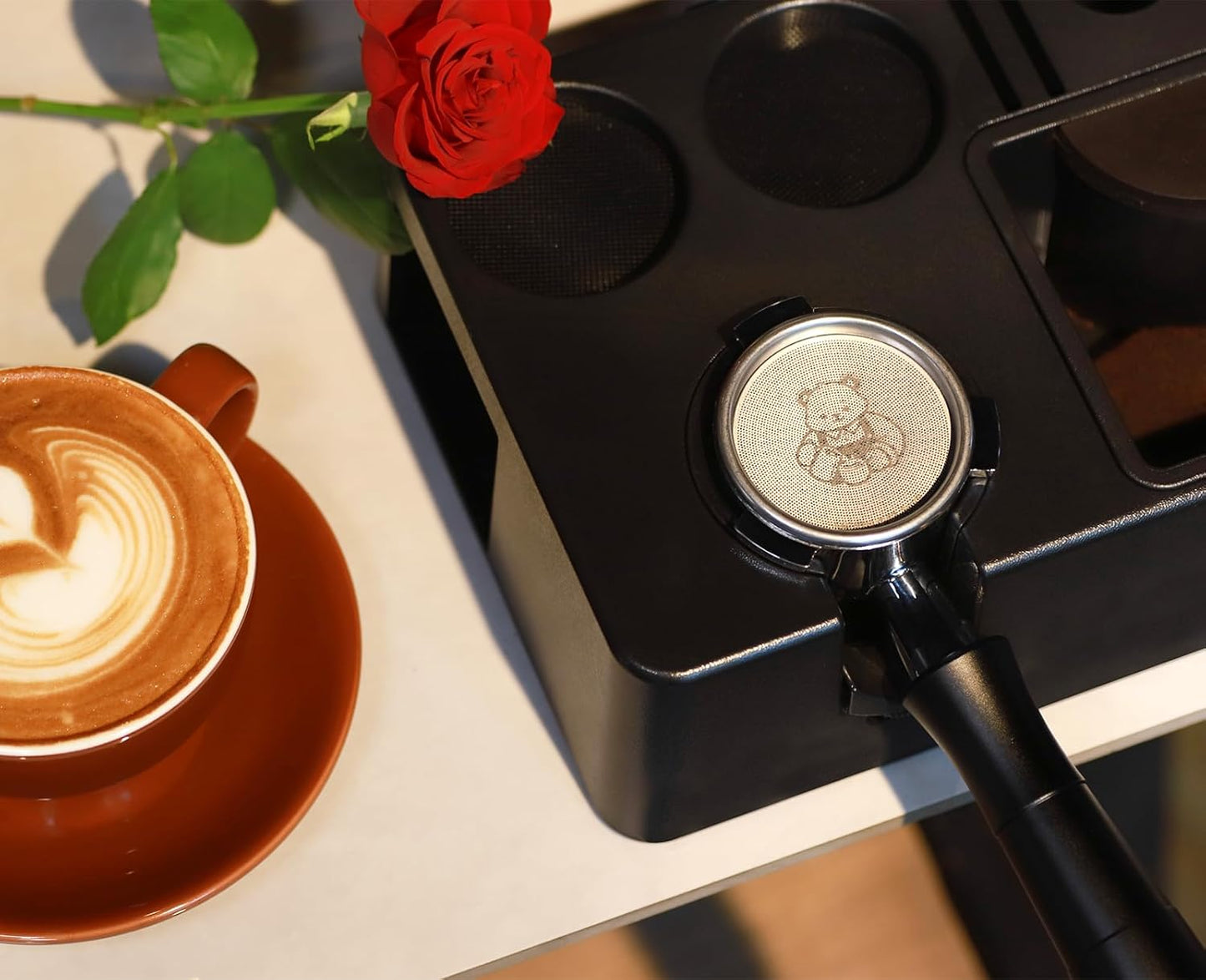 MEION 54mm Bottomless Portafilter Compatible with Breville Barista Express Machines, Sage, Barista Pro, BES870XL, BES878, BES880, Espresso Portafilter with 18g Filter Basket & Puck Screen