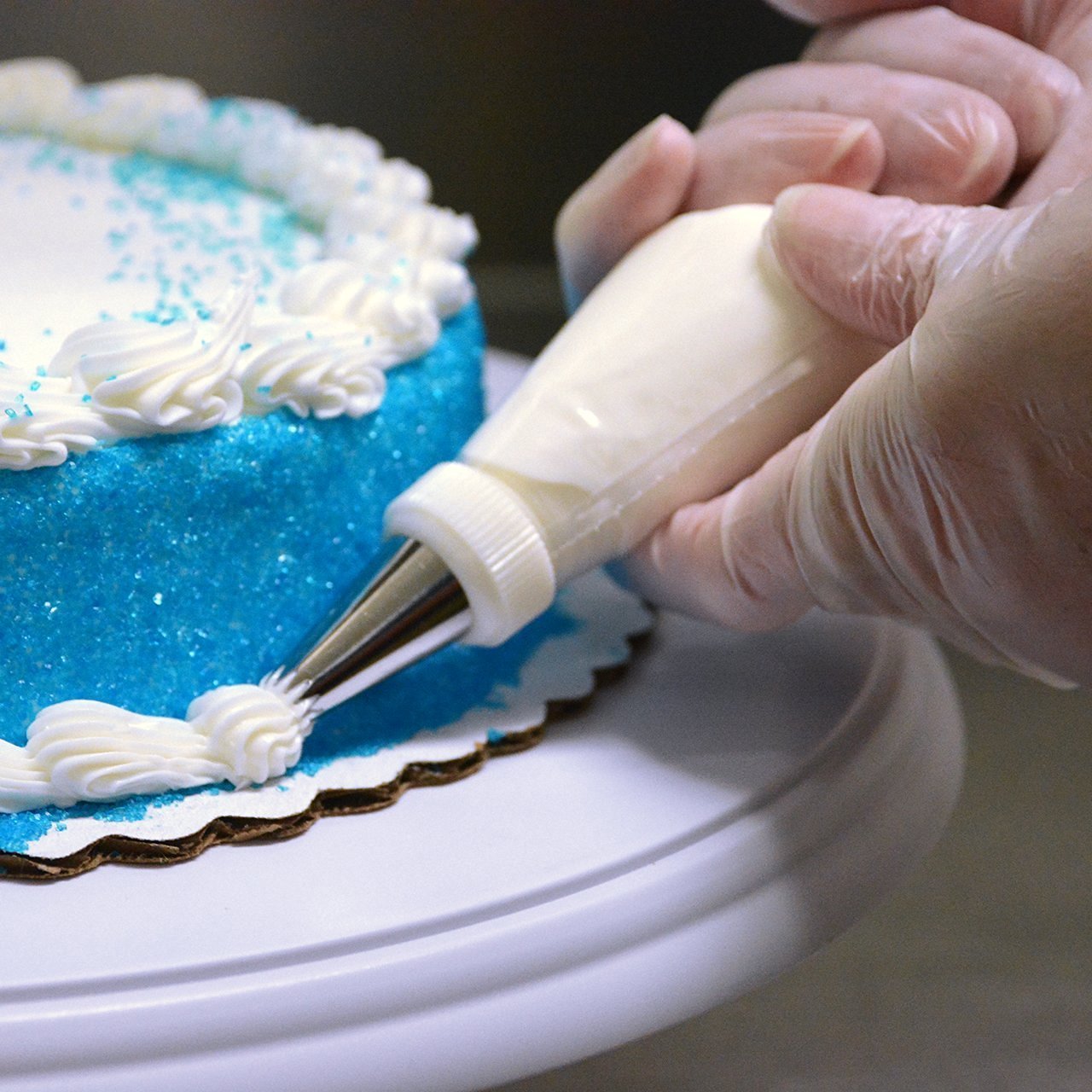 DayMark Safety Systems-IT115453 12" PipingPal Bulk Disposable Pastry Bag (6 Rolls of 100 Bags) - Silver