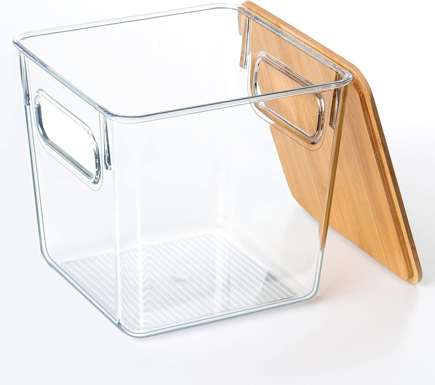 Coffee Pod Holder with Bamboo Lids, 3 PACK K Cup Organizer Large Capacity Coffee Bar Organization and Storage