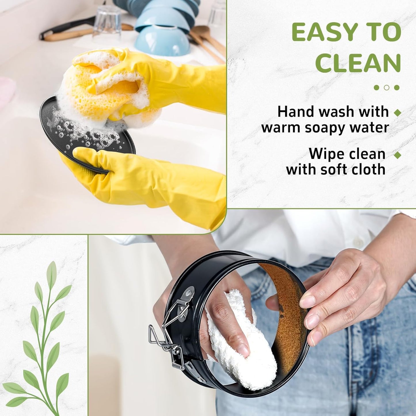 4 Inch Mini Springform Pan, Non-stick Cheesecake Pan, Spring Form Pans for Baking, Springform Pans with Removable Bottom, Round Cake Pans, Small Cake Mold for Mini Cheesecake Pizza