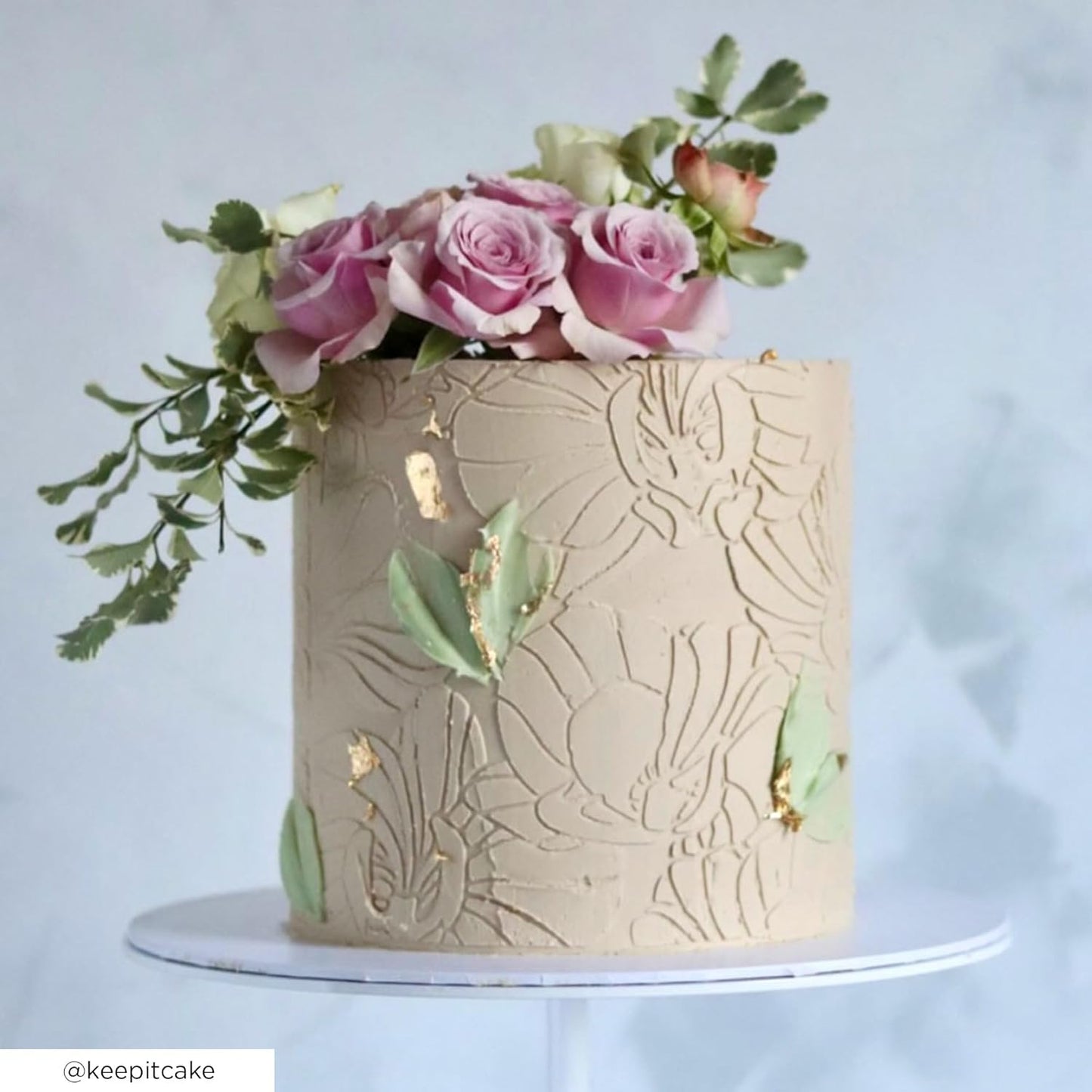 Large and Tall Cake Decorating Stencil (ARGA)