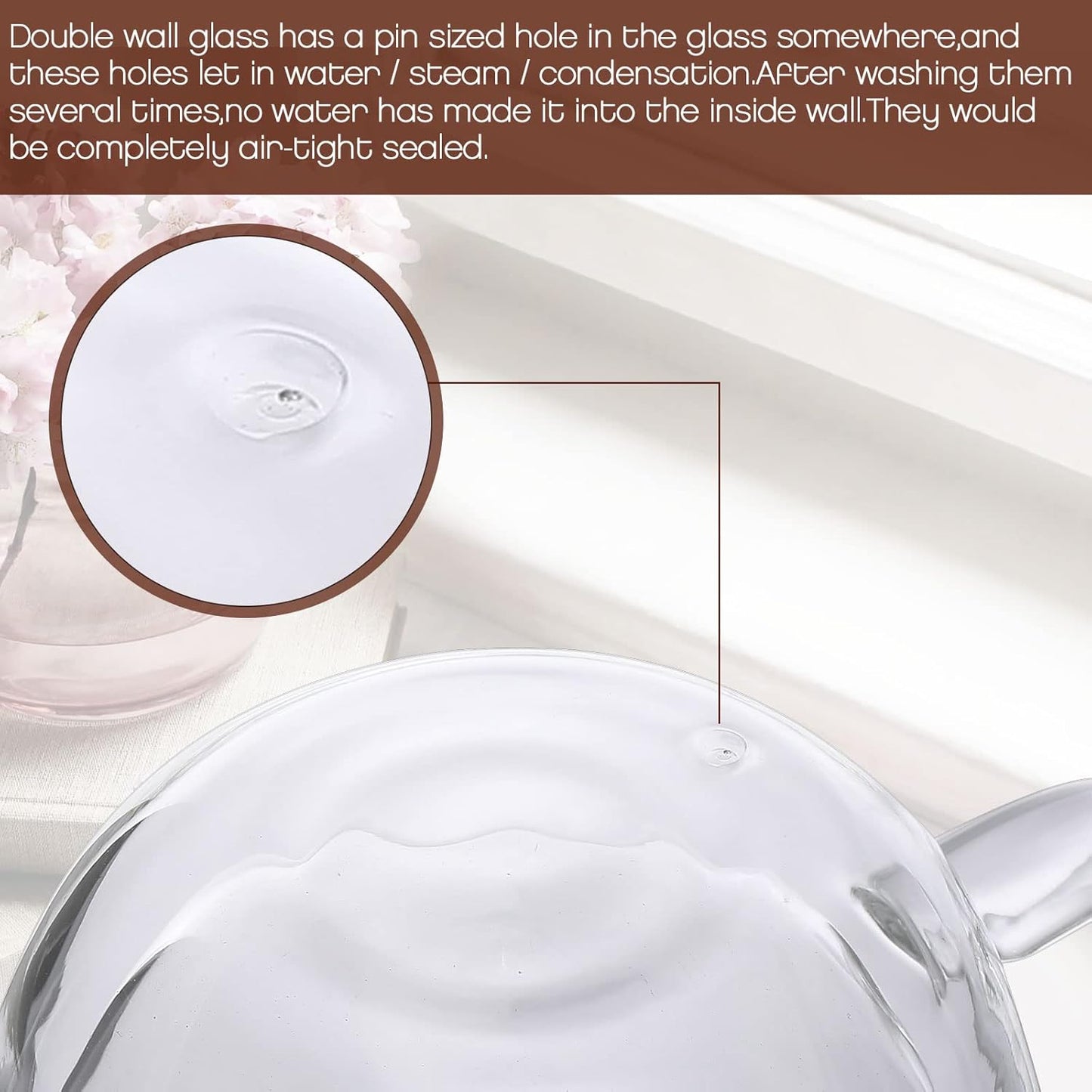 Gerrii Espresso Cups Double Walled Espresso Shot Glass with Handle Cups Insulated Clear Small Shot Glasses for Cappuccino Latte Hot Beverage(15 Pcs,2.5 oz)