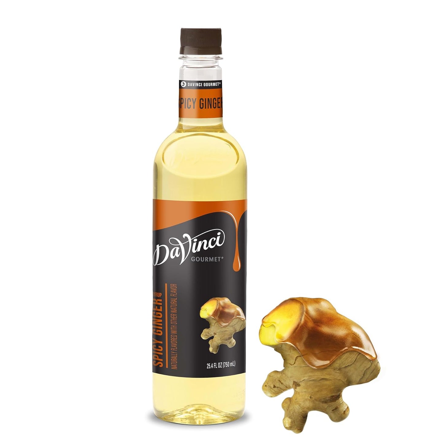 DaVinci Gourmet Spicy Ginger Syrup, 25.4 Fluid Ounces (Pack of 1)