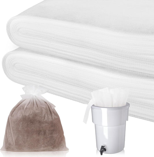 50 Piese Cold Brew Coffee Filters with Drawstring, 20" X 20" Commercial Cold Brew Bags for Commercial Model Cold Brew Coffee Makers and 5 Gallon Commercial Systems, Brew Up To 5 LBS Coffee