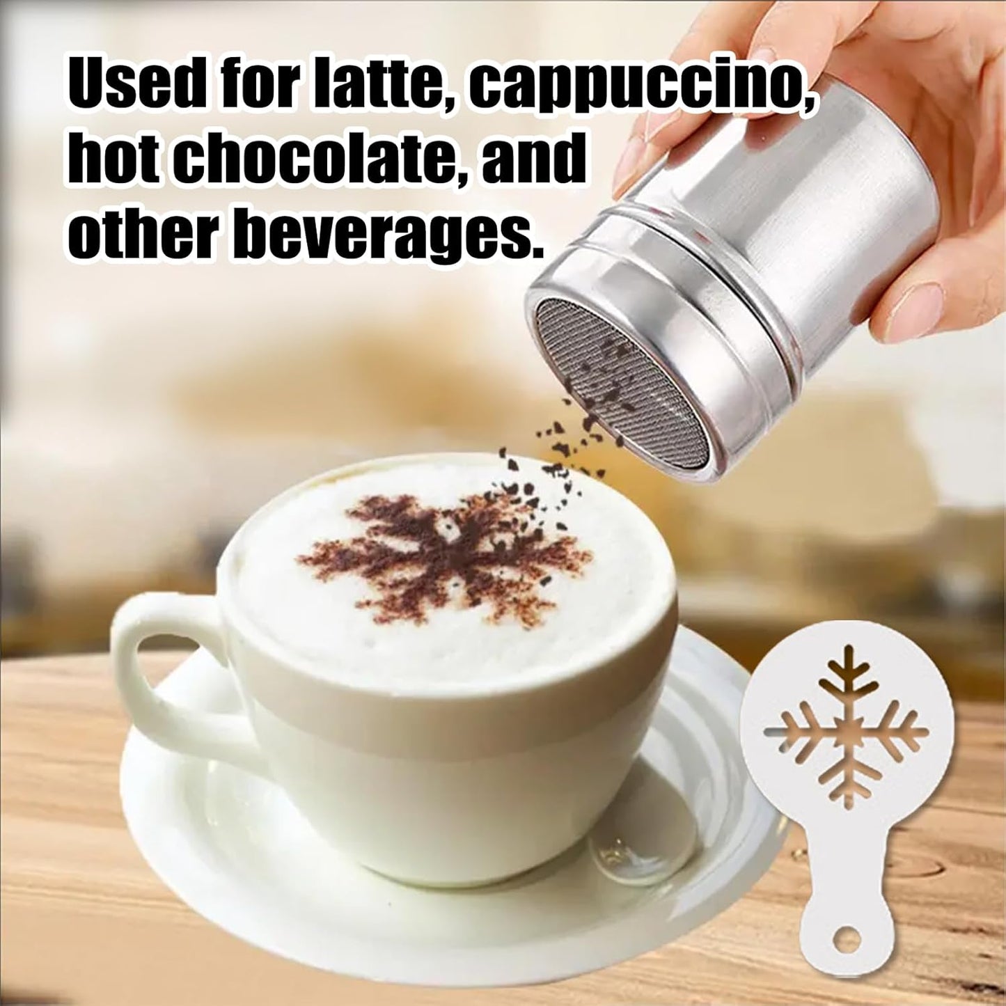 25Pcs Coffee Decorating Stencils, Reusable Cookie Cake Latte Art Stencils Templates Mold Tools, Magnoloran Foam Barista Templates for Decorating Oatmeal Cupcake Cake Cappuccino Mousse Hot Chocolate