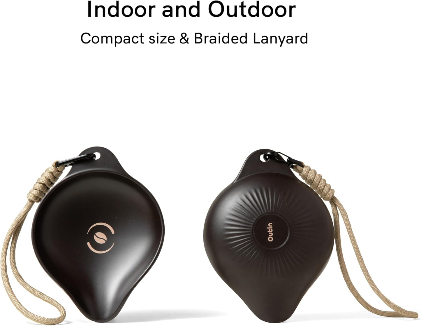 OutIn Coffee Bean Dosing Tray with Strap, Made from a Coffee Ground Composite, Lightweight & Durable