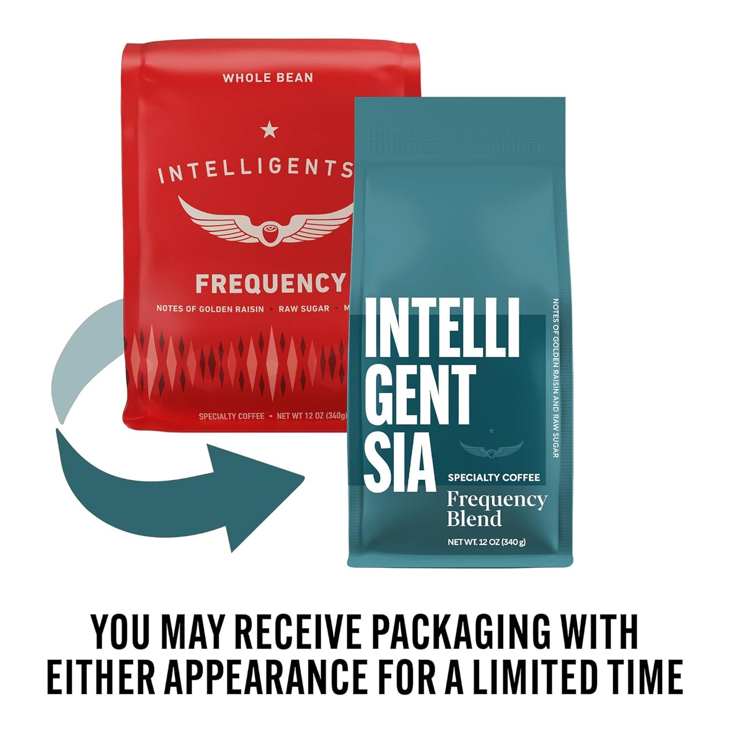 Intelligentsia Coffee, Medium Roast Whole Bean Coffee - Frequency Blend 36 Ounces (3 Bags of 12 Ounces)
