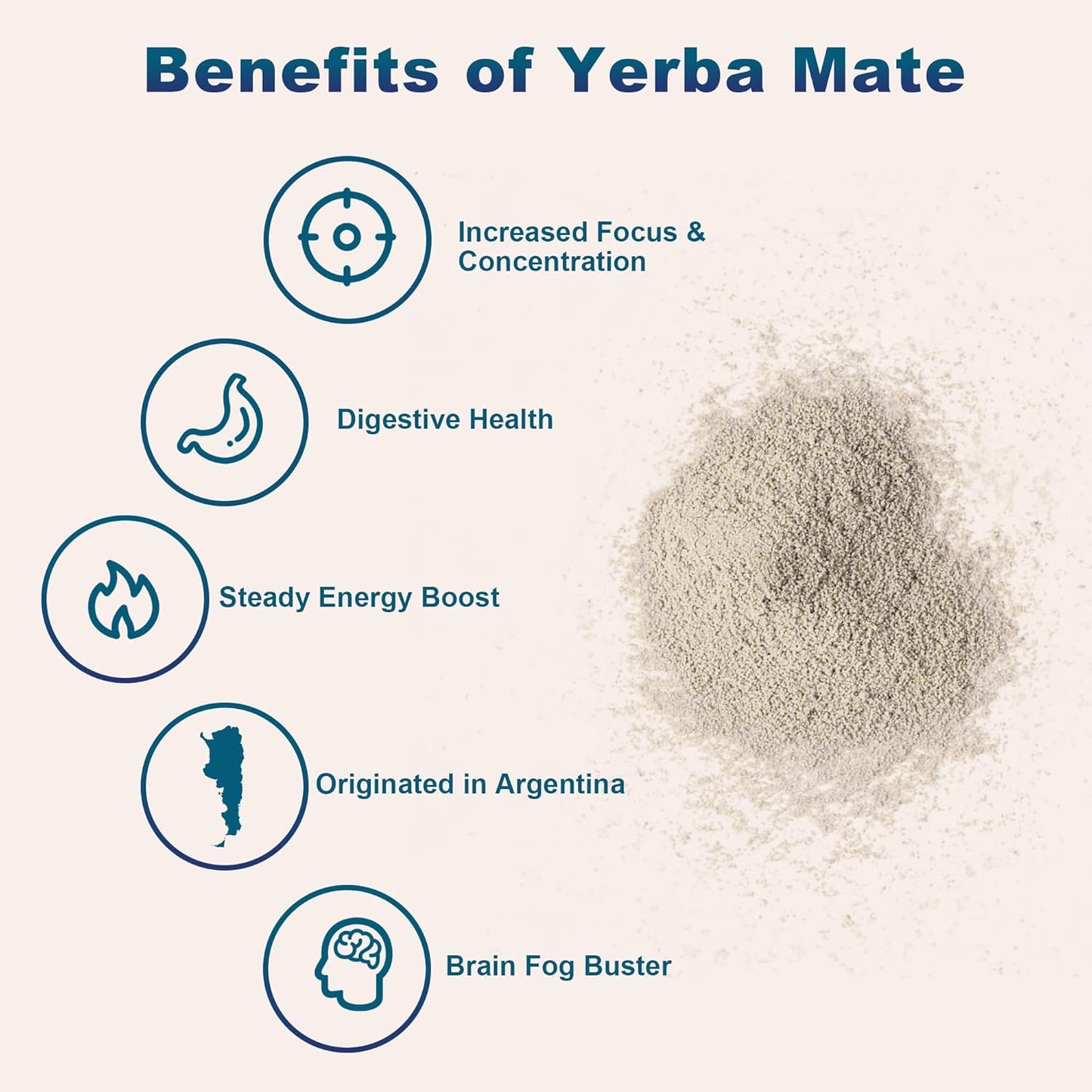 Yerba Mate Peach Mango Tea - Super Calm Yerba Mate - Low Sugar Content, Clean Energy with No Crash - Stay Refreshed and Focused Throughout the Day - Ideal for Health Enthusiasts - 30 Servings