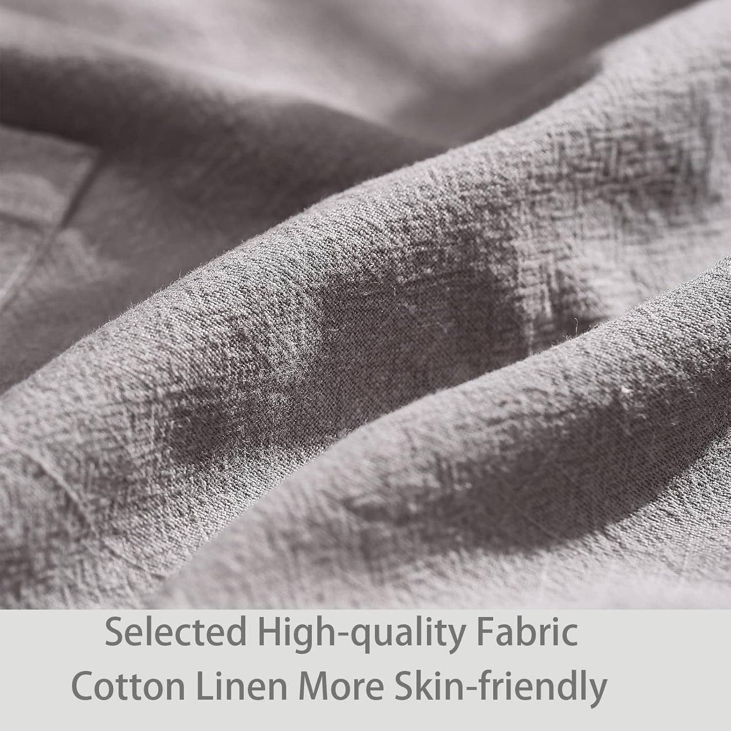 Soft Cotton Linen Apron for Women - Non-tie Cross Back Apron with Pockets, Great for Florist and Kitchen