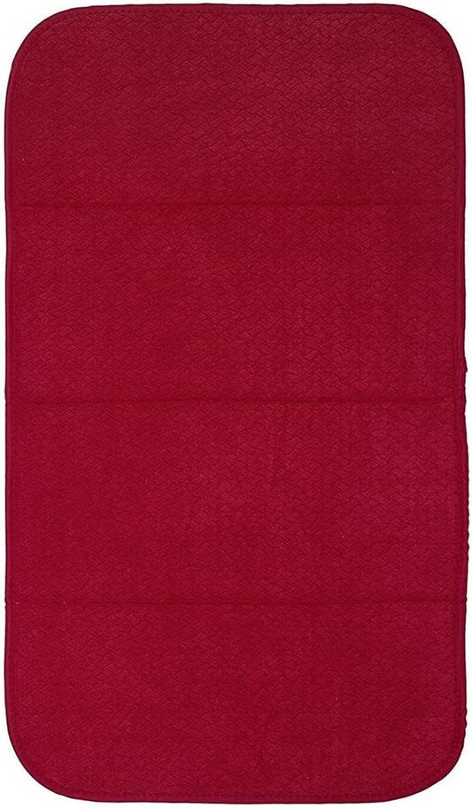 All-Clad Premium Reversible Dish Drying Mat for Kitchen: 16" x 28" Ultra-Absorbent, Long-Lasting, No Condensation, and Oversized for Large Pots and Pans - 1 Pack, Chili