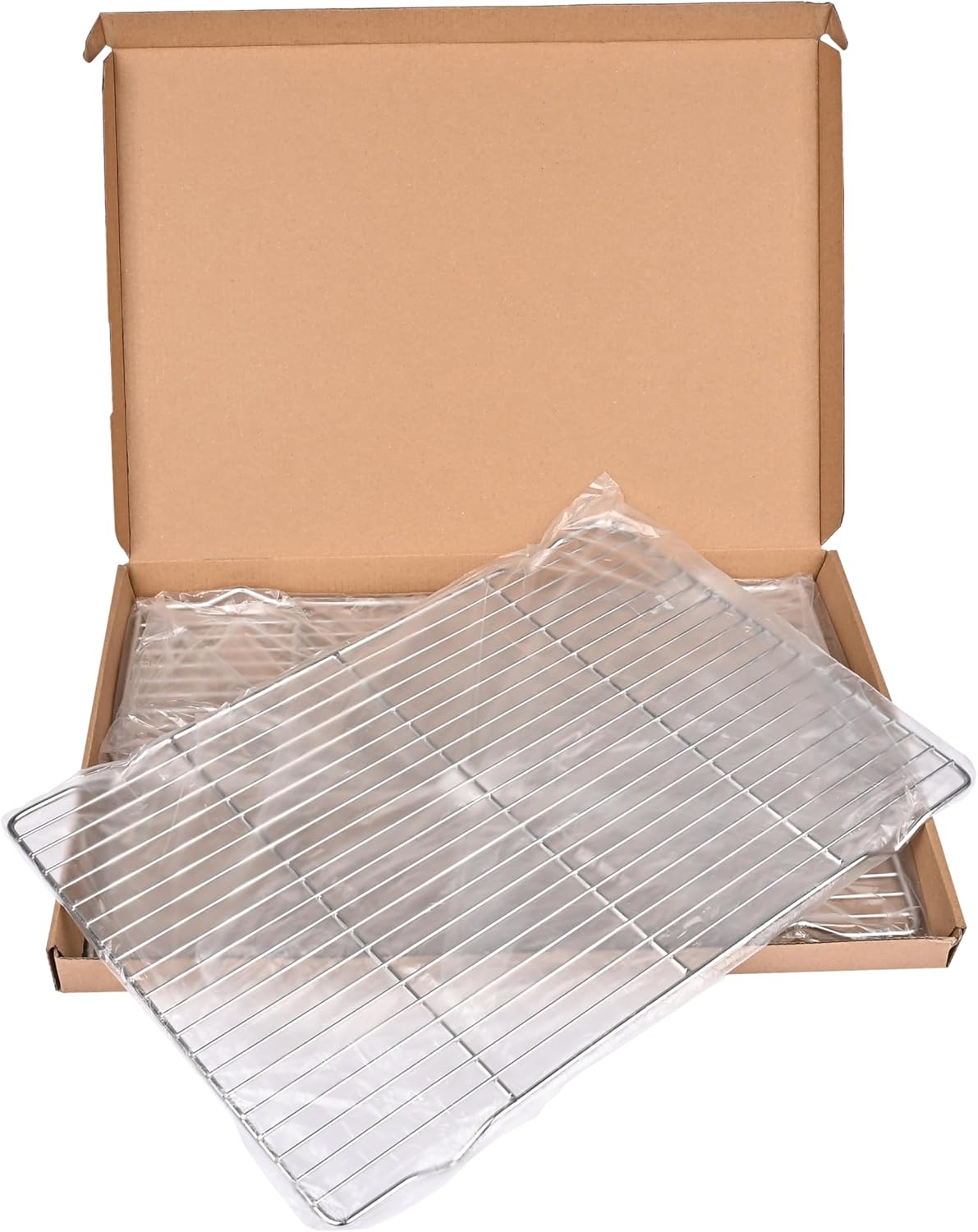 Cooling rack,2-Pack Heavy-Duty Stainless Steel wire rack for cooking (16.5"x11.5") - Oven Baking Wire Rack for Sheet Pans, Bread, Dishwasher Safe & Non-Toxic Metal Grates