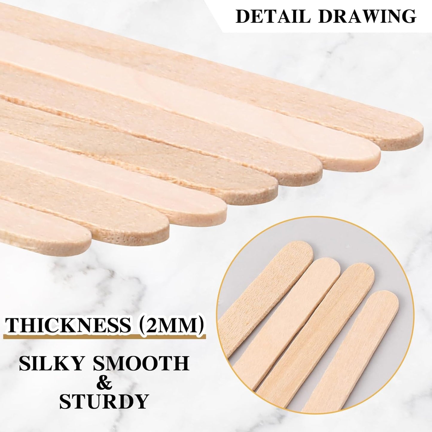 Amyhill 4000 Pcs Individually Wrapped Wooden Coffee Stirrers, Disposable Coffee Stir Sticks Round End Sticks Bulk Wood Stirrers for Cocktail Hot Drinks Restaurant Bar Home Office (5.5 Inch)