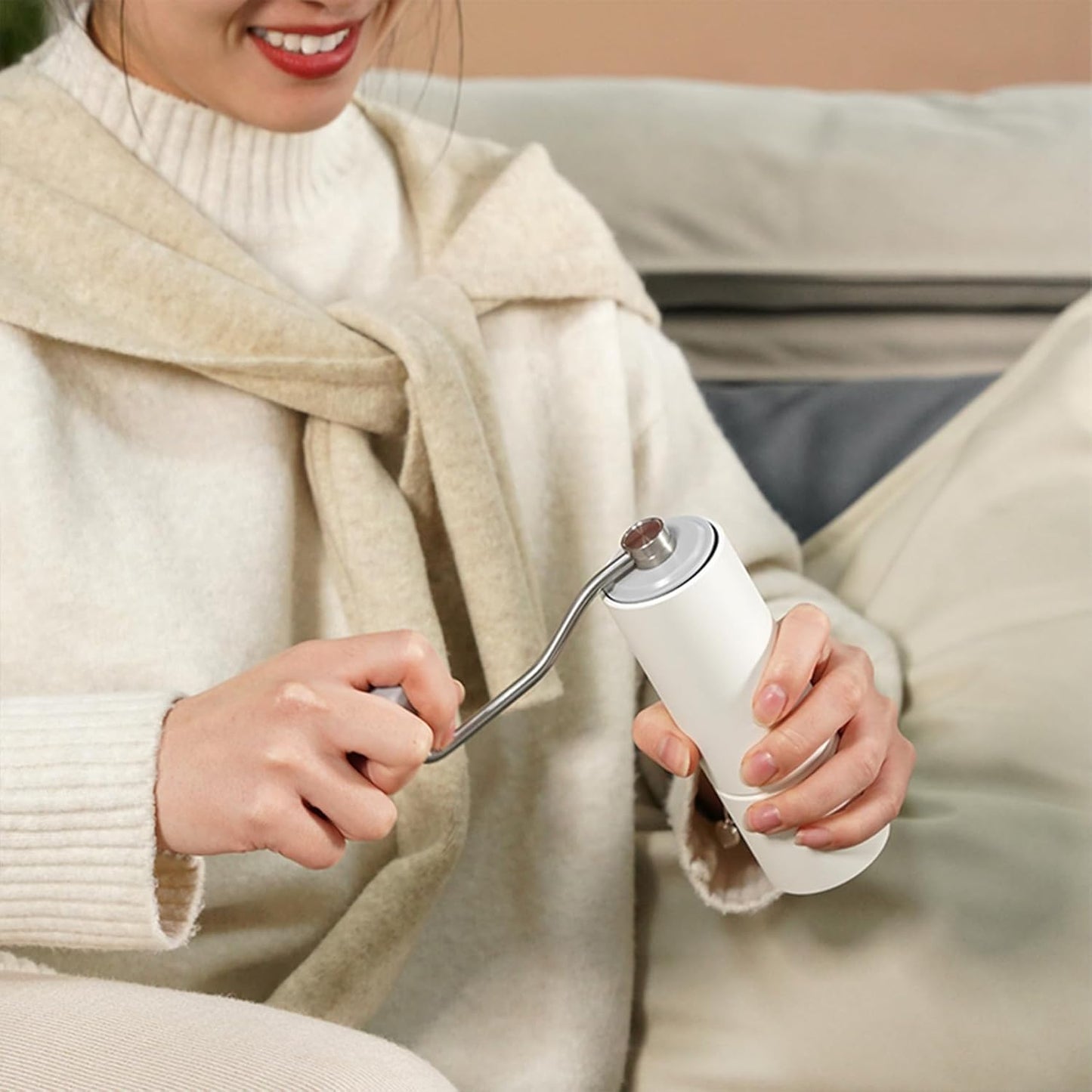 TIMEMORE Chestnut C3 Manual Coffee Grinder Capacity 25g with CNC Stainless Steel Conical Burr, Internal Adjustable Setting, Double Bearing Positioning, French Press Coffee for Hand Grinder