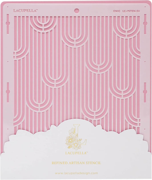 Large Cake Decorating Stencil (ENIC) Art Deco Pattern