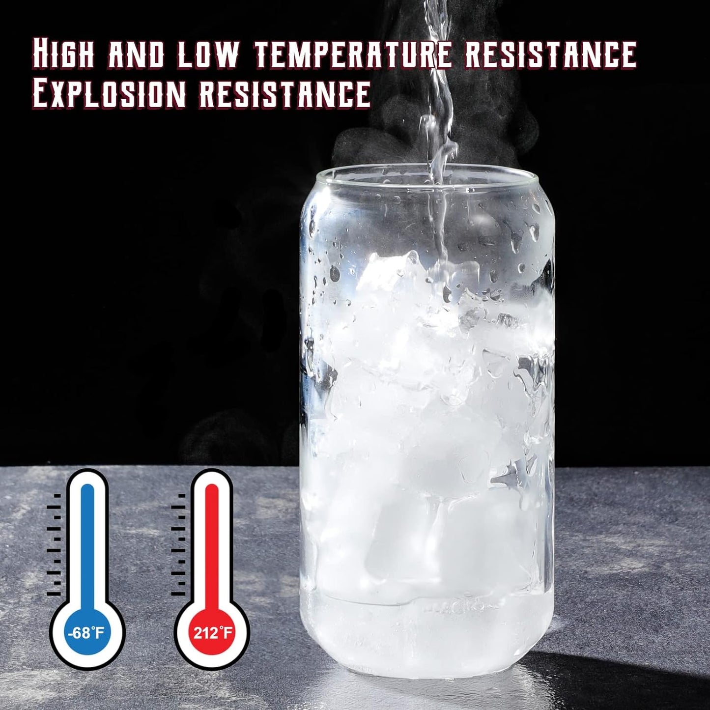 NETANY 2 Pack Glass Cups with Bamboo Lids and Straws 16 oz, Gifts for Women, Drinking glasses set, Iced Coffee, Tea Cup, Cute Aesthetics Tumbler Cup, Mothers Day, Birthday Gifts for Her Mom