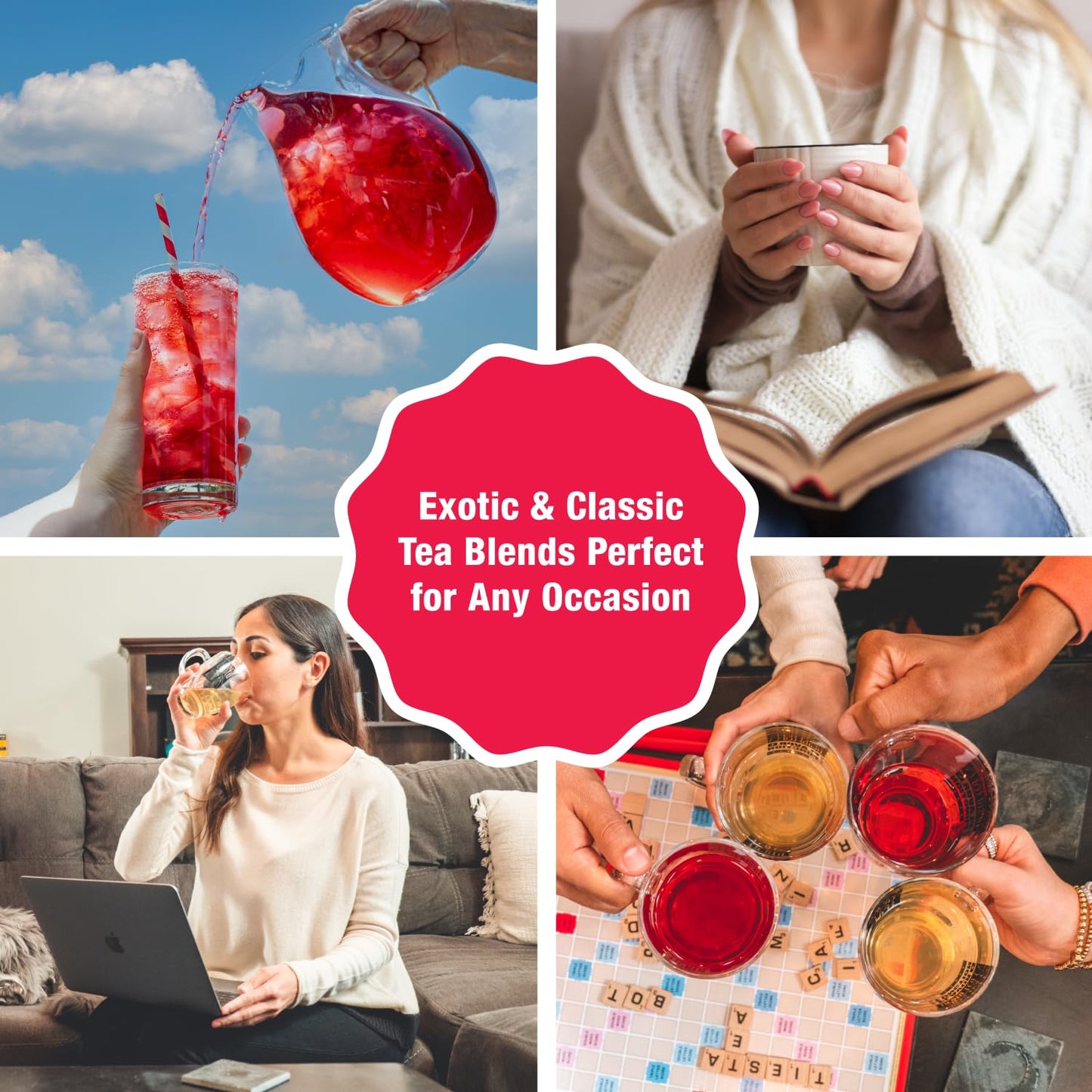 Tiesta Tea - Lemon Black Tea, Loose Leaf, Lemon Citrus Black, Premium High Caffeinated Blends, Make Hot or Iced, Brews Up to 200 Cups, 16 Ounce Resealable Bulk Pouch