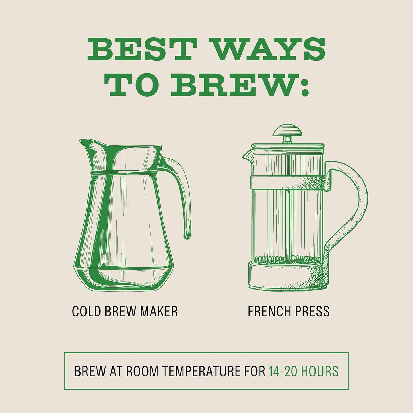 Bizzy Organic Cold Brew Coffee | Espresso Blend | Coarse Ground Coffee | Medium-Dark Roast | Micro Sifted | Specialty Grade | 100% Arabica | 1 LB