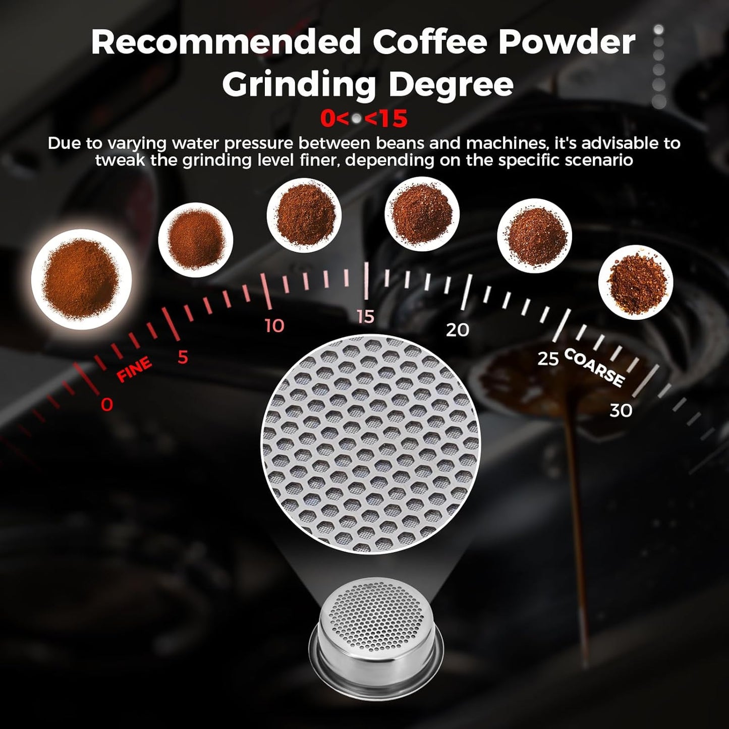 IKAPE 51mm Espresso Bottomless Naked Portafilter Portafilter, 3-Ear Design Compatible with Delonghi EC0680, EC0685, SMEG & EUPA 51mm Coffee Machines