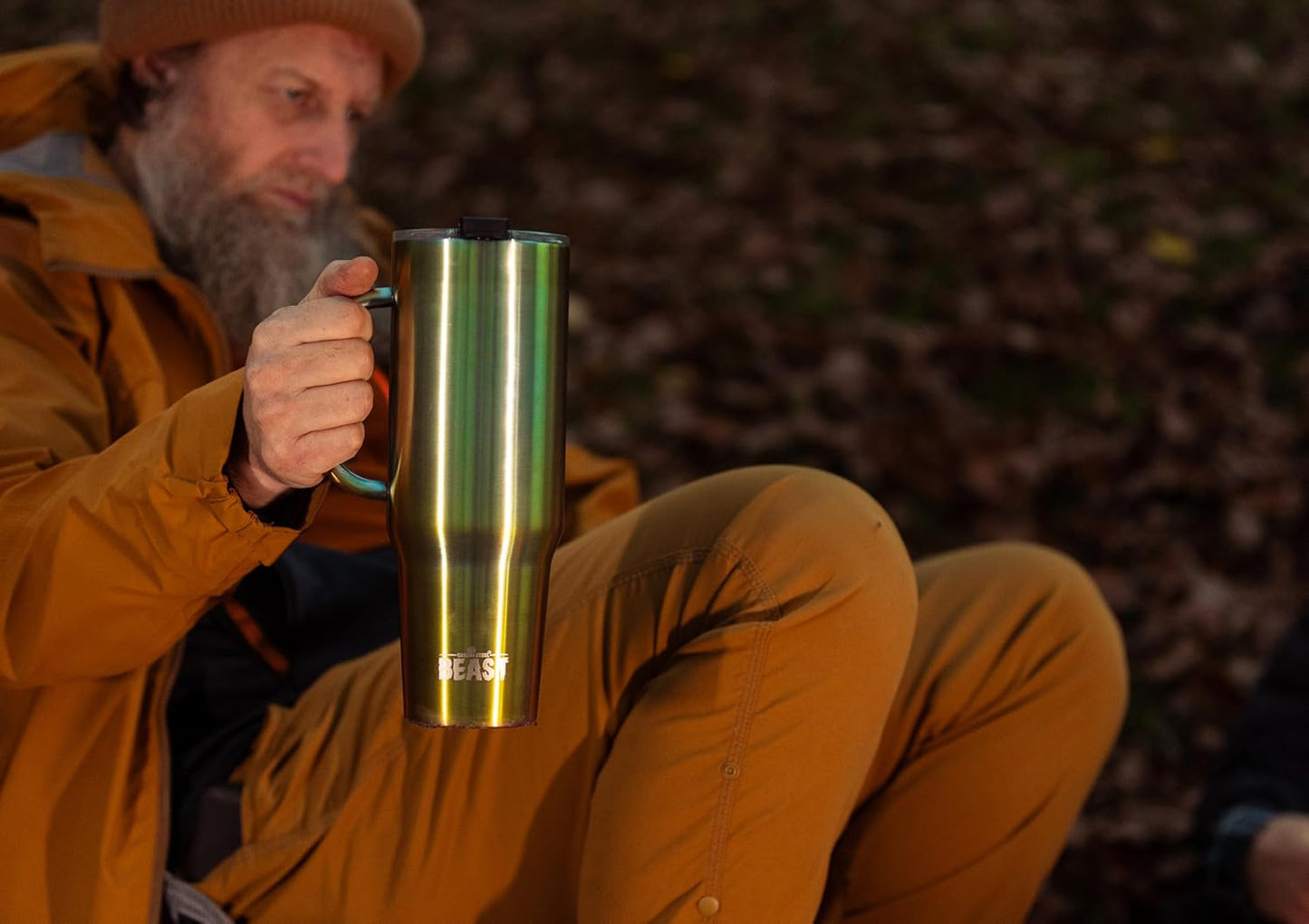 Beast 50 oz Tumbler Stainless Steel Vacuum Insulated Coffee Ice Cup Double Wall Travel Flask (Rainbow)