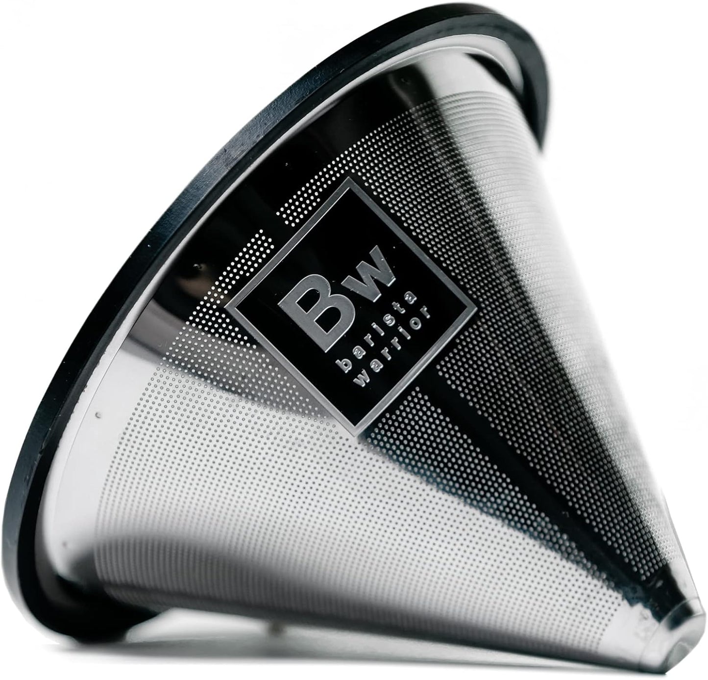 Barista Warrior Compatible for Chemex & Hario V60 Pour Over Coffee Filters - Reusable Stainless Steel - Best Coffee Maker and Bar Accessories (Silver)