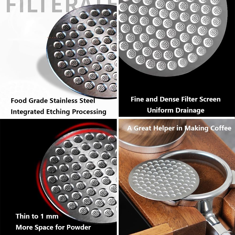 Puck Screen Reusable Mesh Coffee Filter for Espresso Portafilter Basket