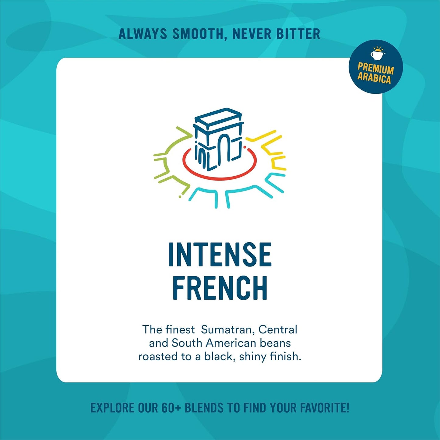 Cameron's Coffee Roasted Whole Bean Coffee, Intense French, 28 Ounce