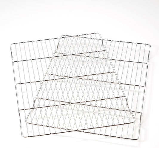 Cooling rack,2-Pack Heavy-Duty Stainless Steel wire rack for cooking (16.5"x11.5") - Oven Baking Wire Rack for Sheet Pans, Bread, Dishwasher Safe & Non-Toxic Metal Grates