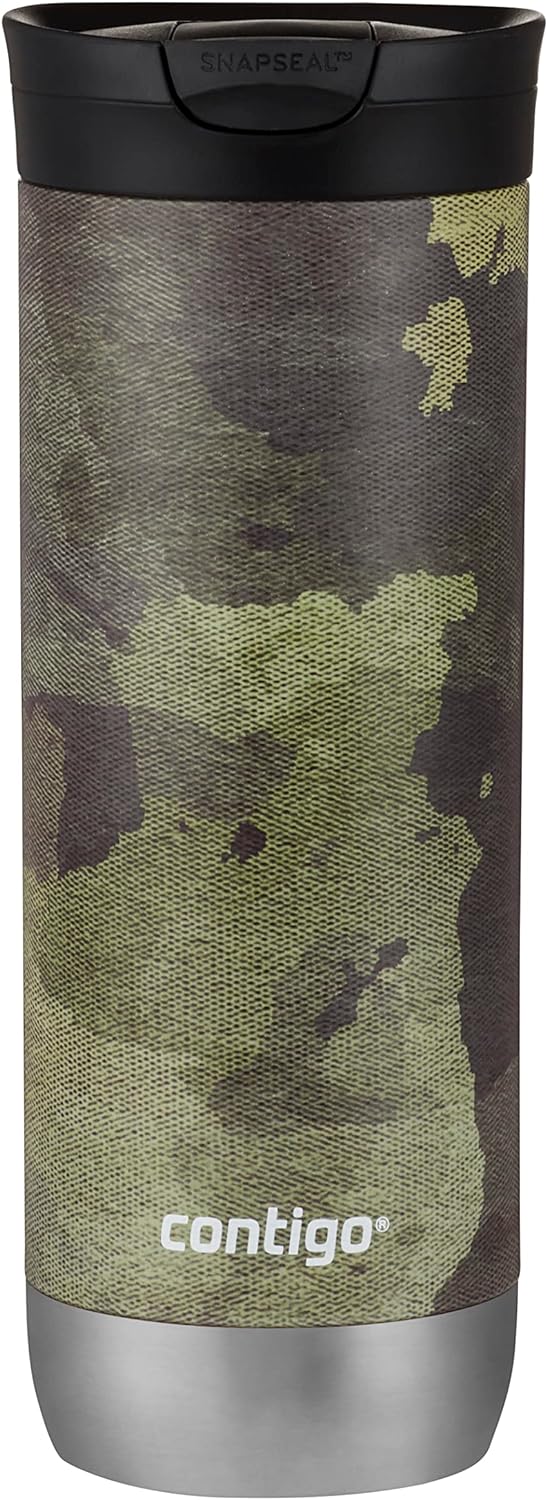 Contigo Huron Stainless Steel Travel Mug with SNAPSEAL Lid 20oz. Camo