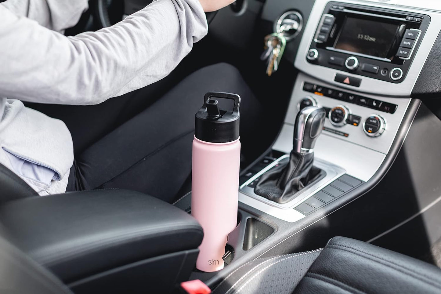 Simple Modern Water Bottle with Straw Lid Vacuum Insulated Stainless Steel Metal Cup Bottles | Reusable Leak Proof BPA-Free Flask for Gym Sports | Summit Collection | 22oz, Raspberry Vibes