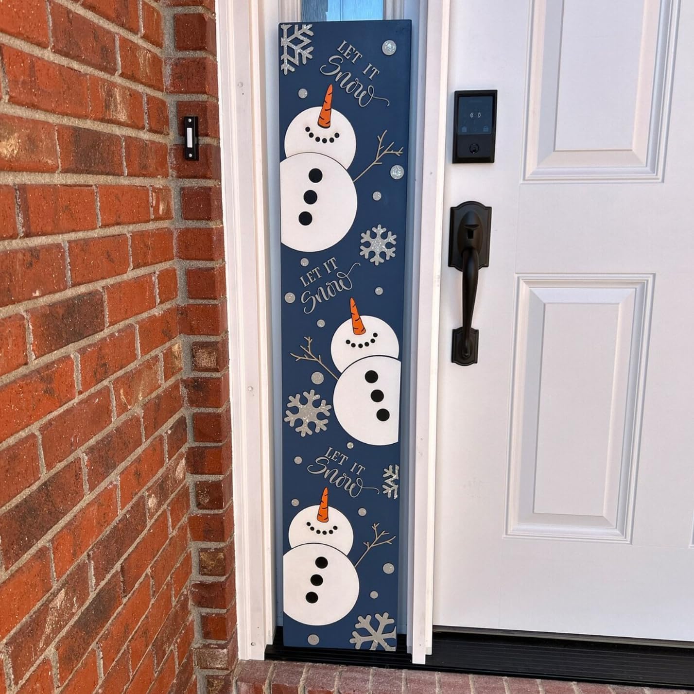 Christmas Stencils for Painting on Wood 35.4" Large Believe Let it Snow Stencil Christmas Stencils for Crafts Porch Sign Decor